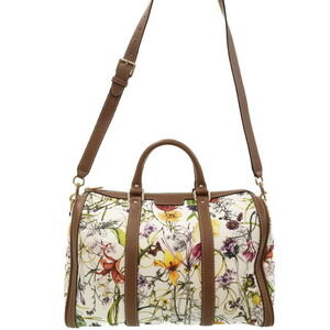 GUCCI Floral Flower Boston Bag